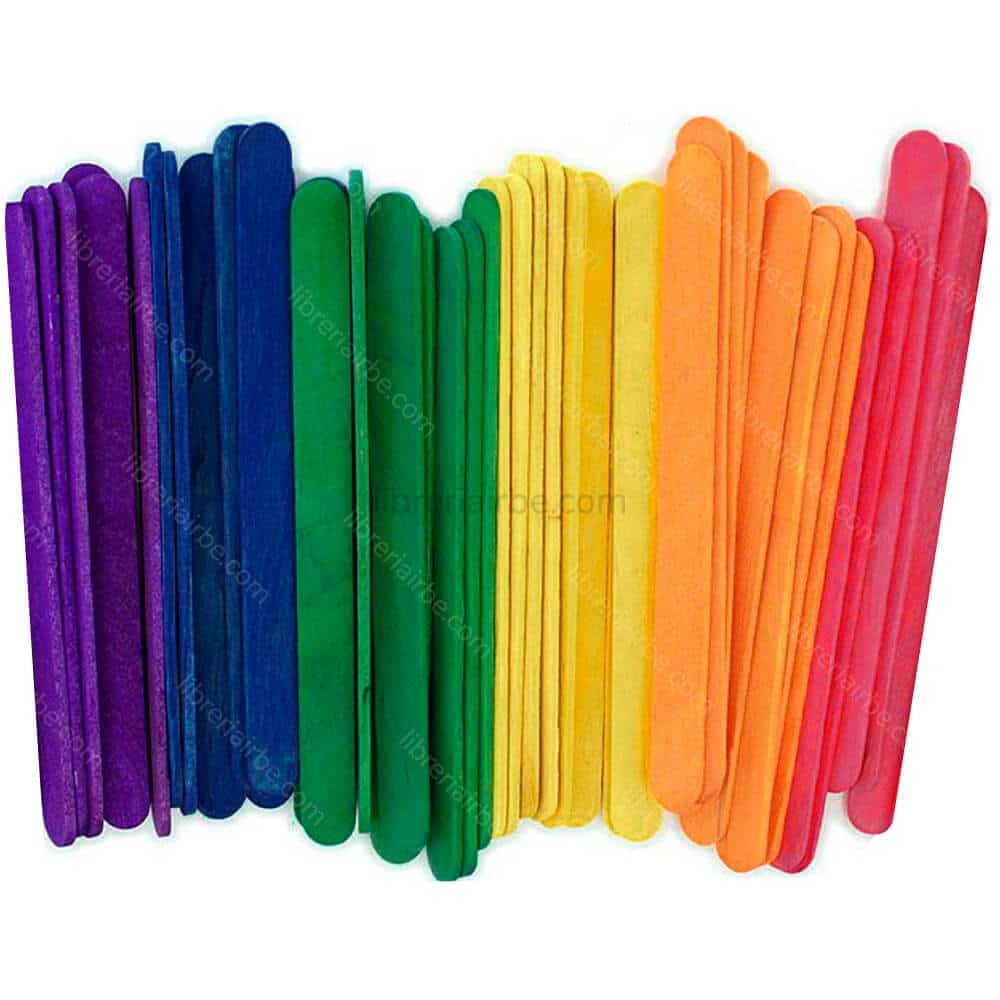 palitos de helado de color