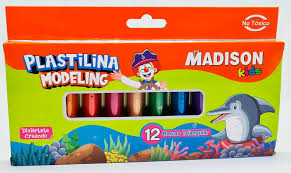 plastilina triangular 12 unid