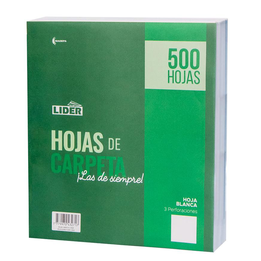 hojas de carpeta elba