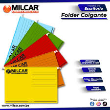 folder colgante 25 uni