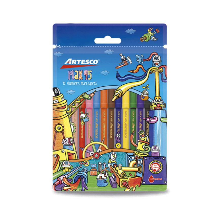 marcador 12 uni max 45